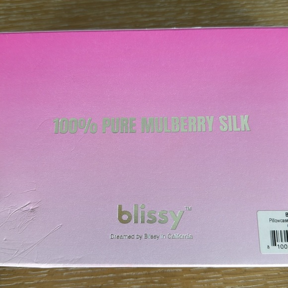 New in box blissy 100% pure Mulberry SILK QUEEN PILLOWCASE PINK OMBRE MOMME 22 - Picture 6 of 10